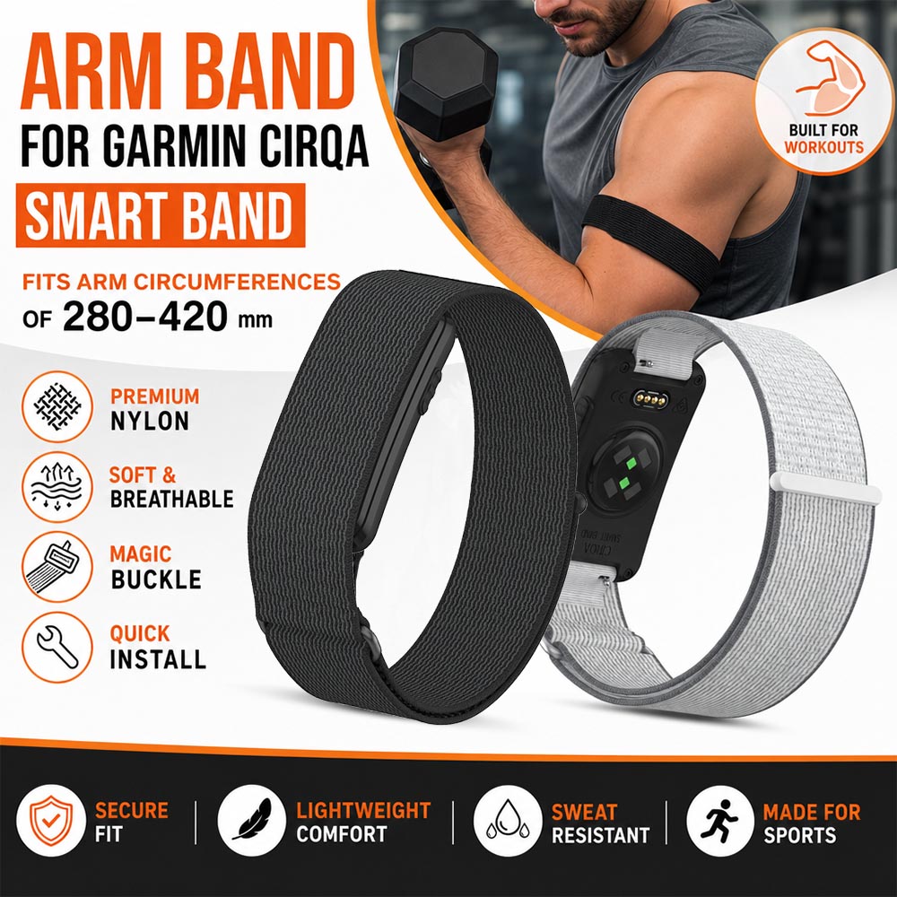 Golf Exercise Equipment - Pulseira de Nylon para Garmin CIRQA,