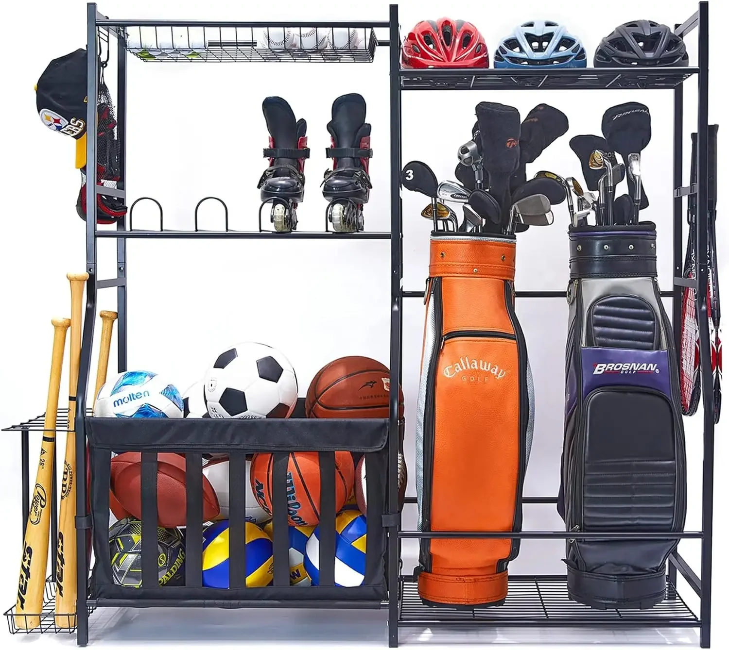 Golf Equipment Garage Storage - Organizador de Equipamentos Esportivos para Garagem,