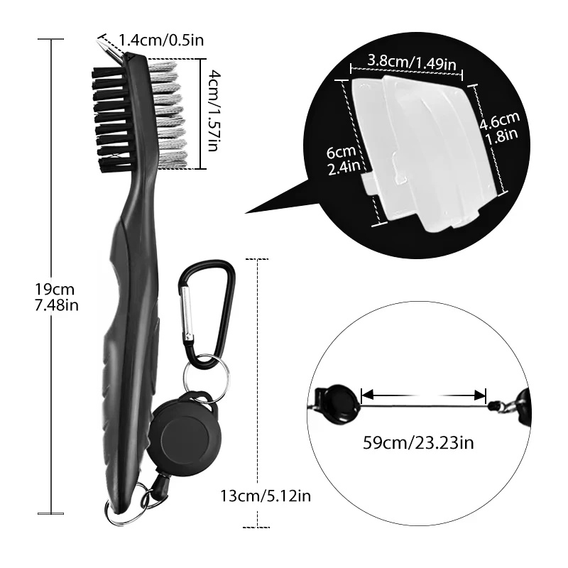 1-4 Peças Escova de Limpeza de - Golf Equipment To Improve Your Game avaliação e preço